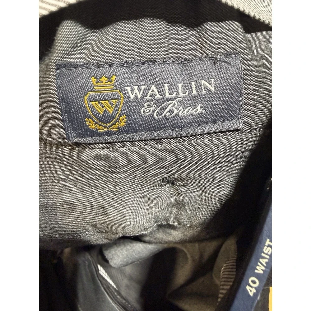 NWT Wallin & Bros Corduroy Pants Mens 40 Charcoal Gray Unhemmed Nordstrom